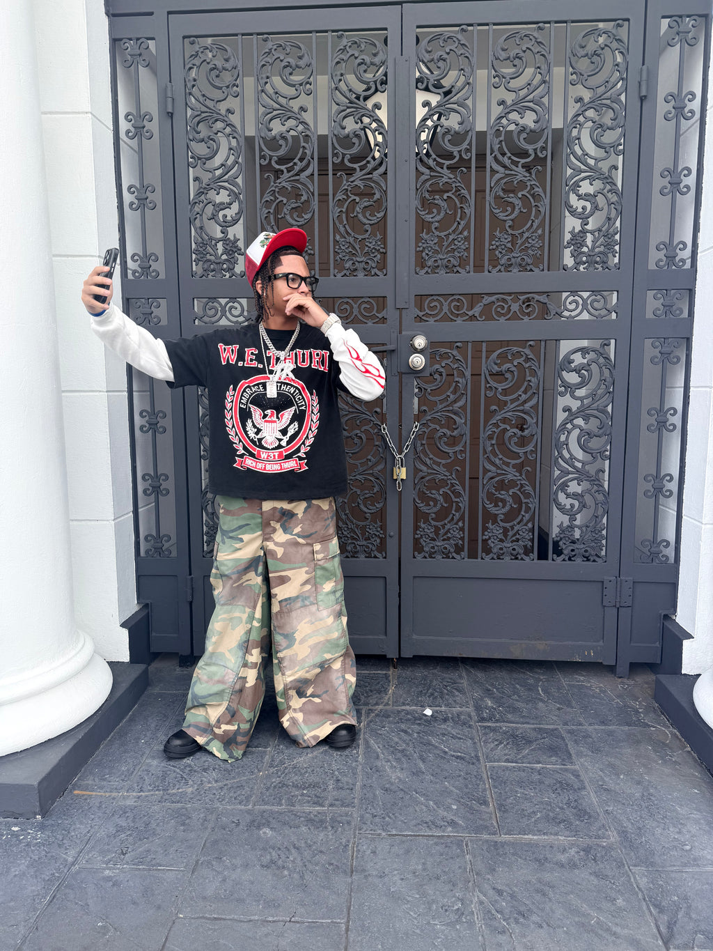 We Thurl “Navy” Long Sleeve Thermal Tee