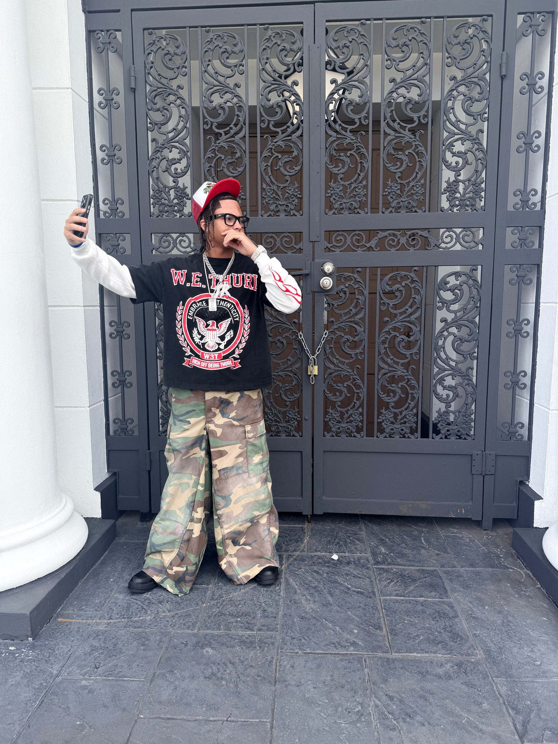 We Thurl “Navy” Long Sleeve Thermal Tee